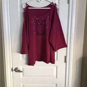 Plus Size Cold shoulder top 🔥2 for $15🔥